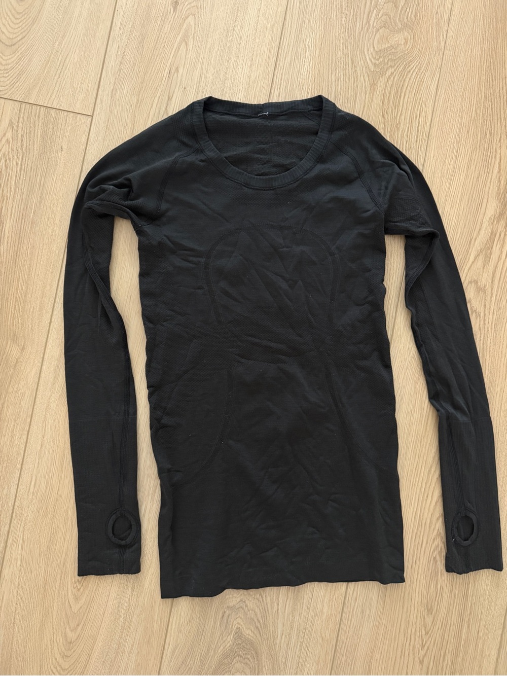 Black Long Sleeve Lululemon Top